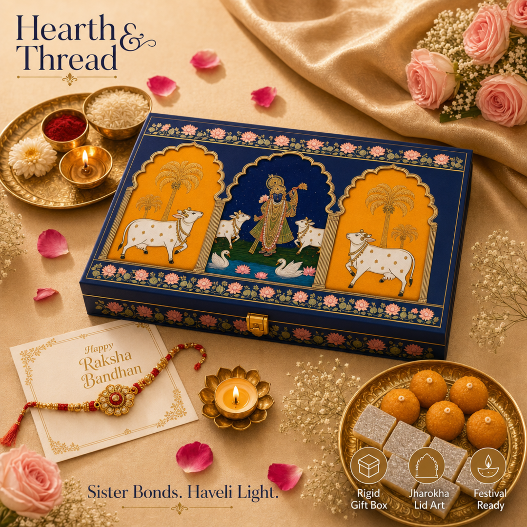 Hearth & Thread Jharokha Rakhi Box