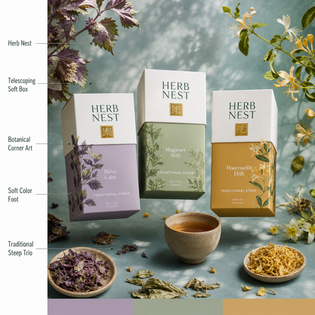 Herb Nest Traditional Steep Trio
