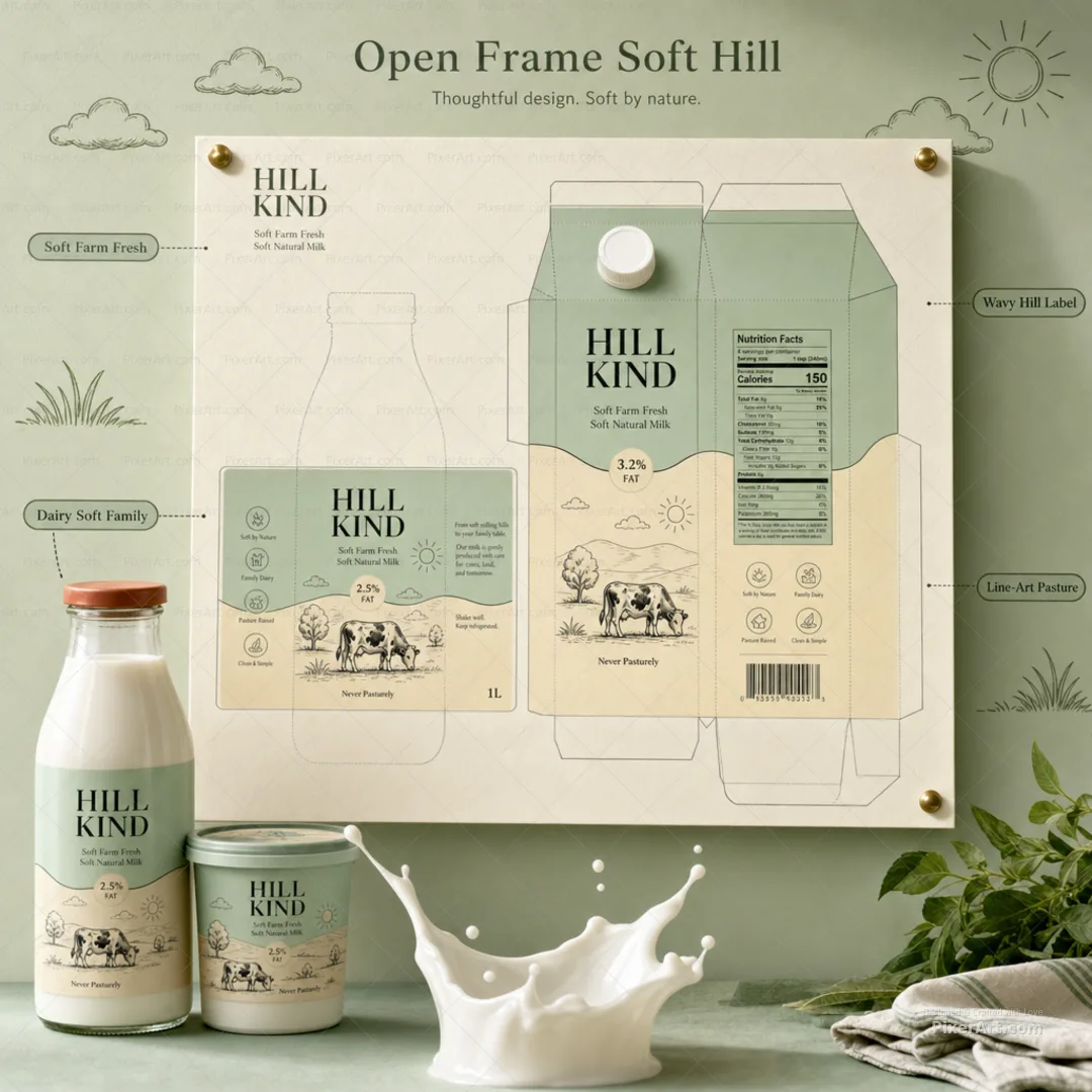 Open frame mockup
