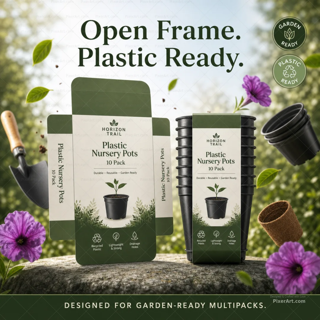 Open frame mockup