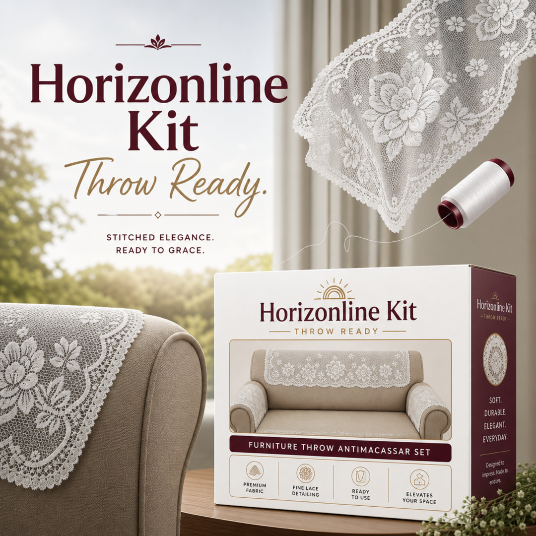 Horizonline Kit Furniture Throw Antimacassar Set