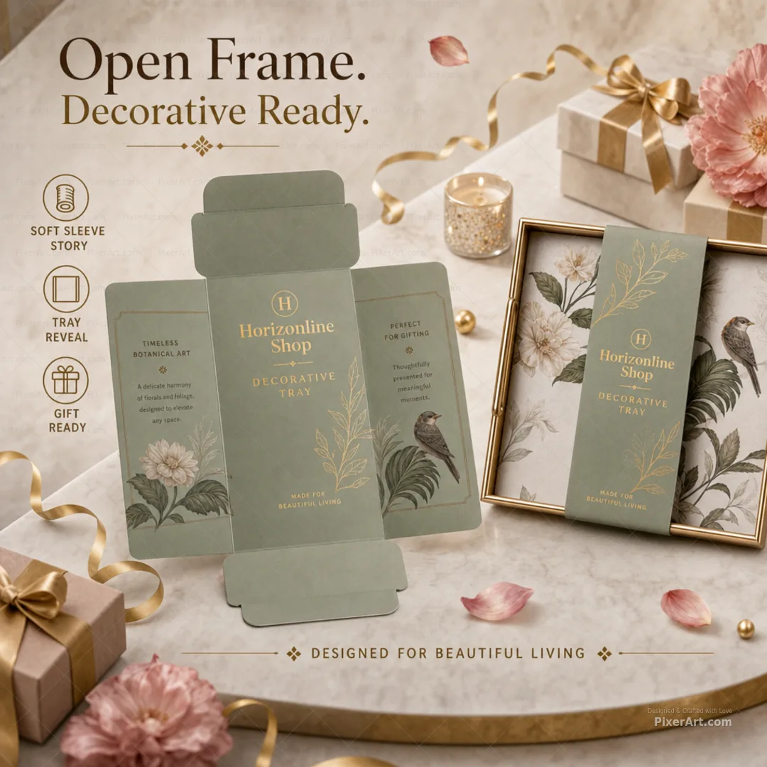 Open frame mockup