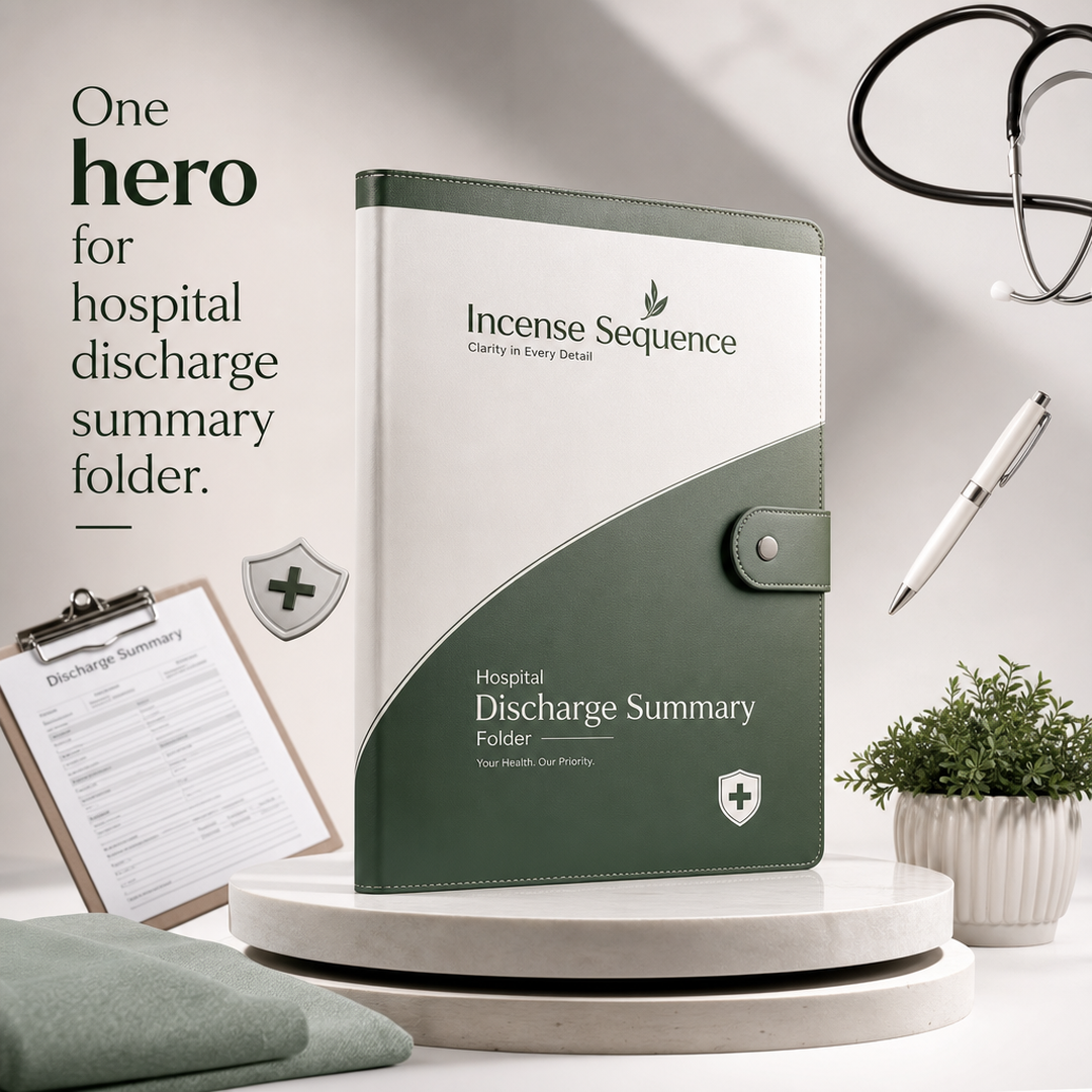 Incense Sequence Hospital discharge summary folder