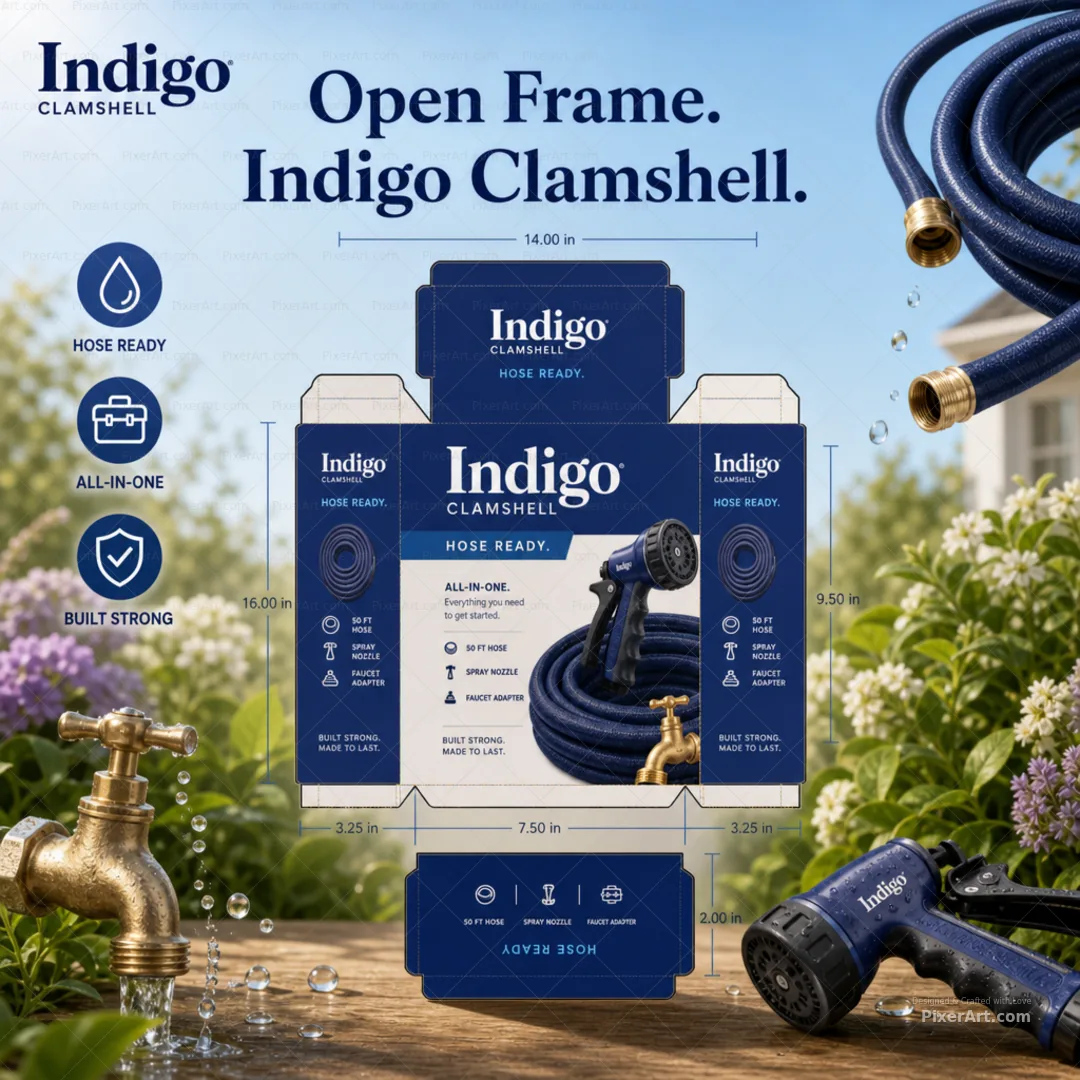Open frame mockup