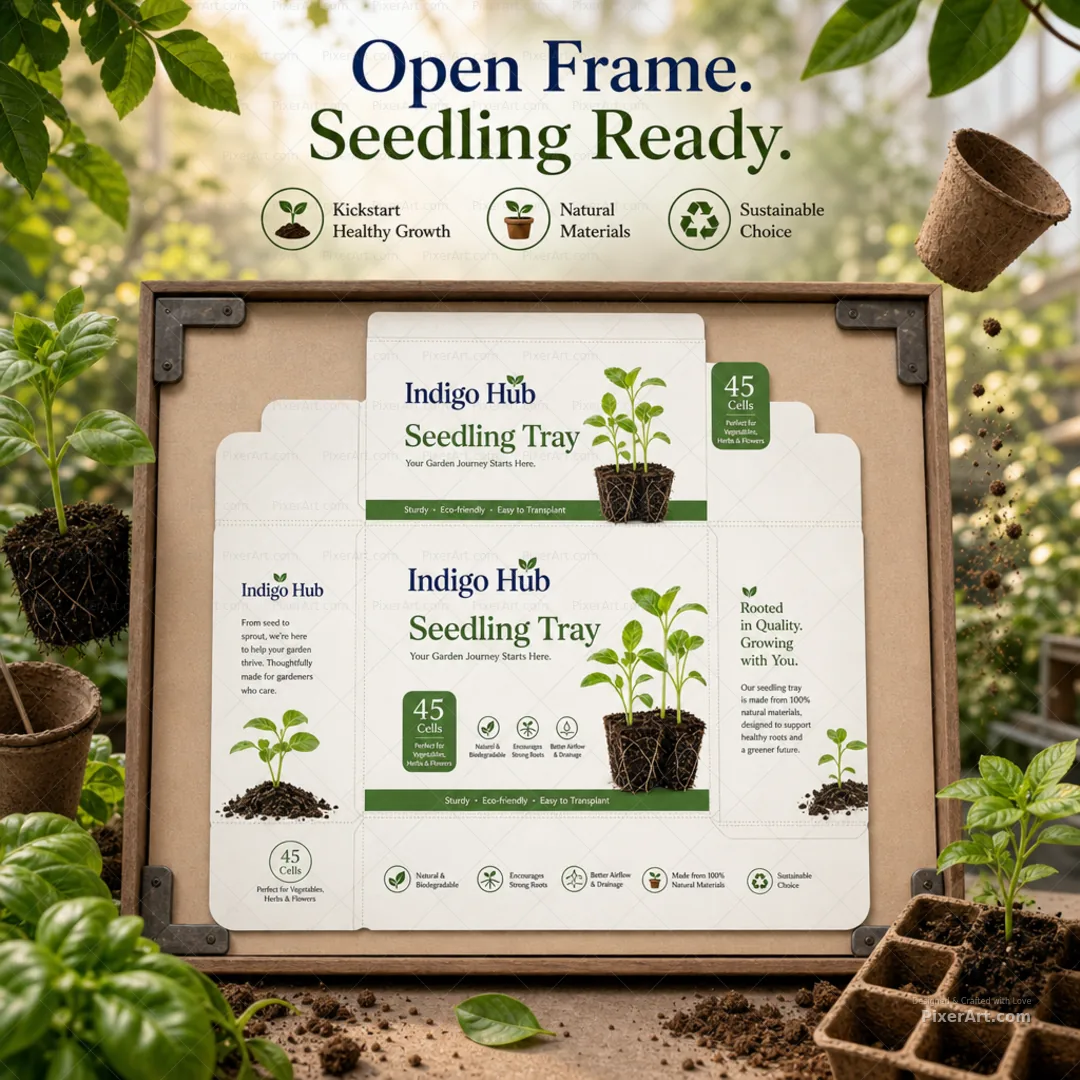 Open frame mockup