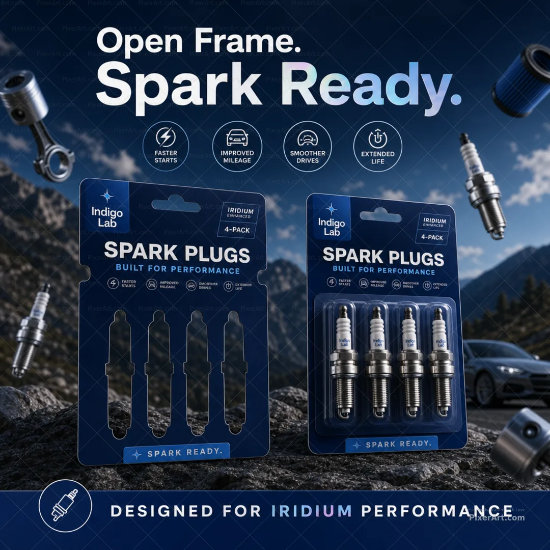 Indigo Lab Spark Plug Blister Multipack