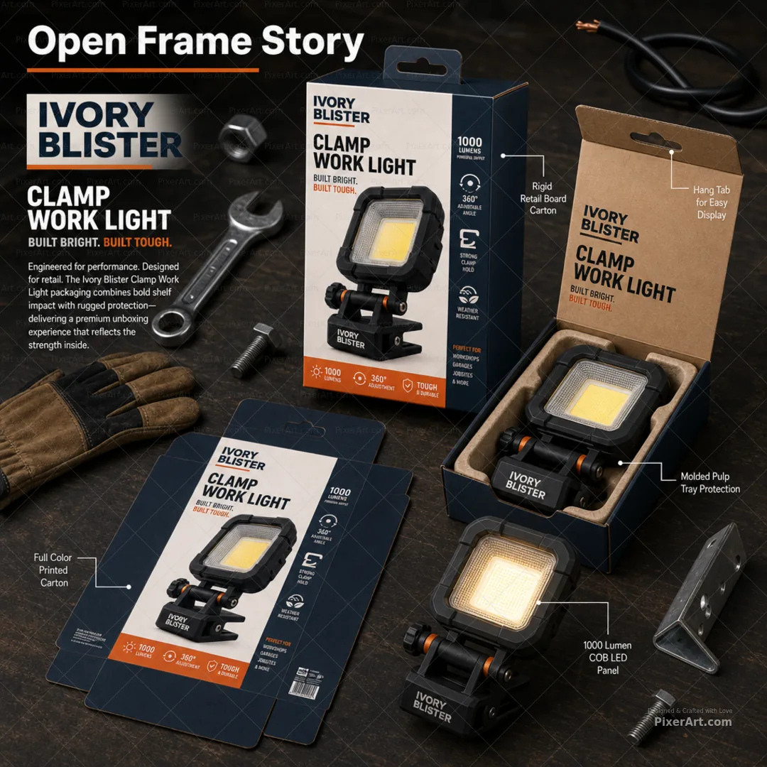 Open frame mockup