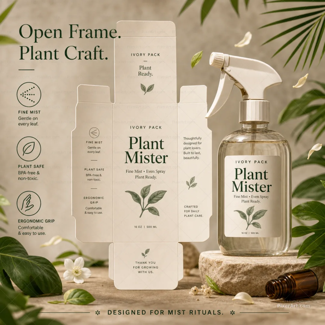 Open frame mockup