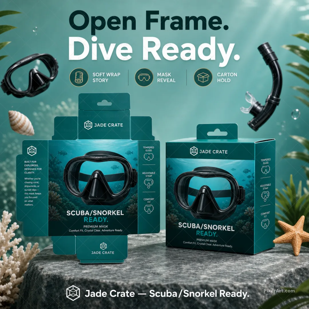 Open frame mockup