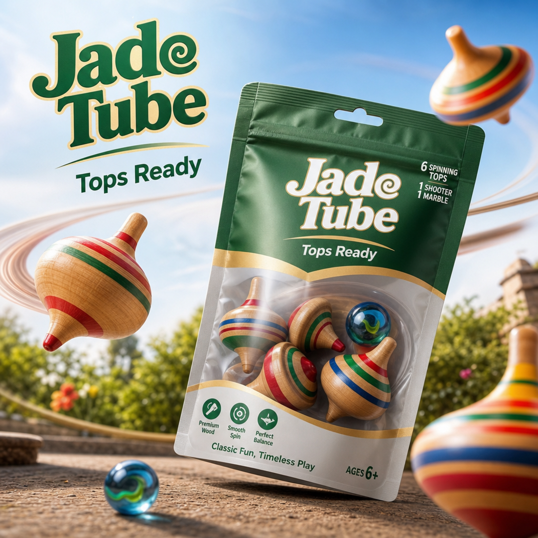 Jade Tube Spinning Top Multipack Pouch