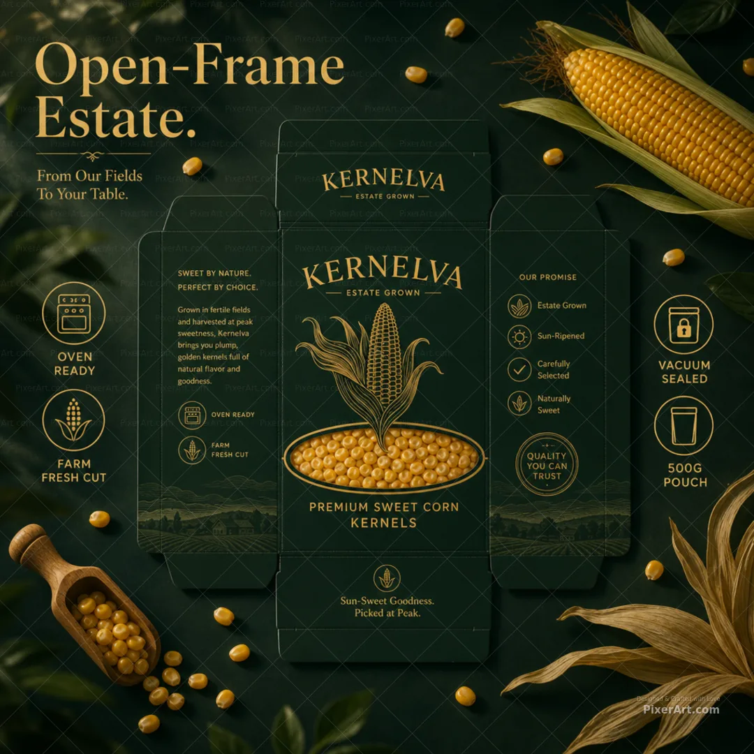 Open frame mockup