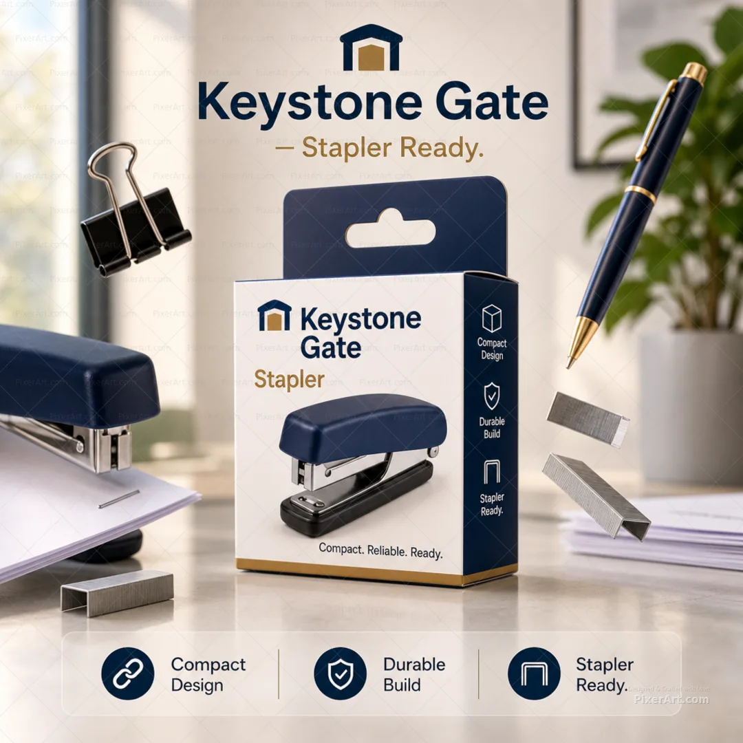 Keystone Gate Stapler Mini Retail Carton