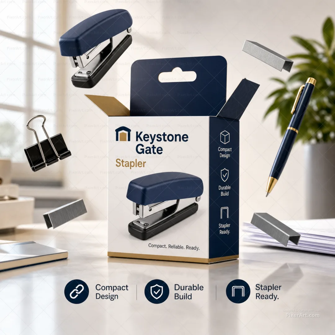 Keystone Gate Stapler Mini Retail Carton