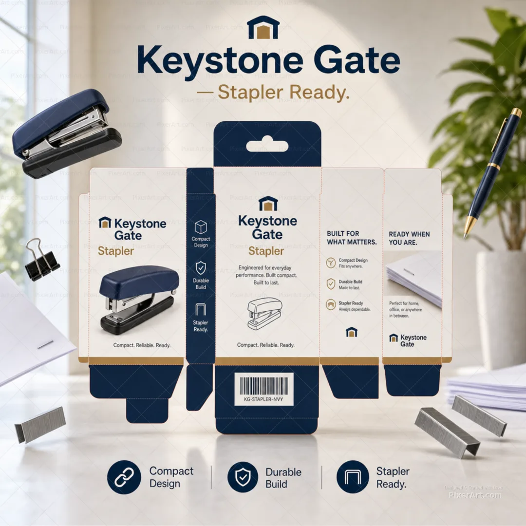 Keystone Gate Stapler Mini Retail Carton