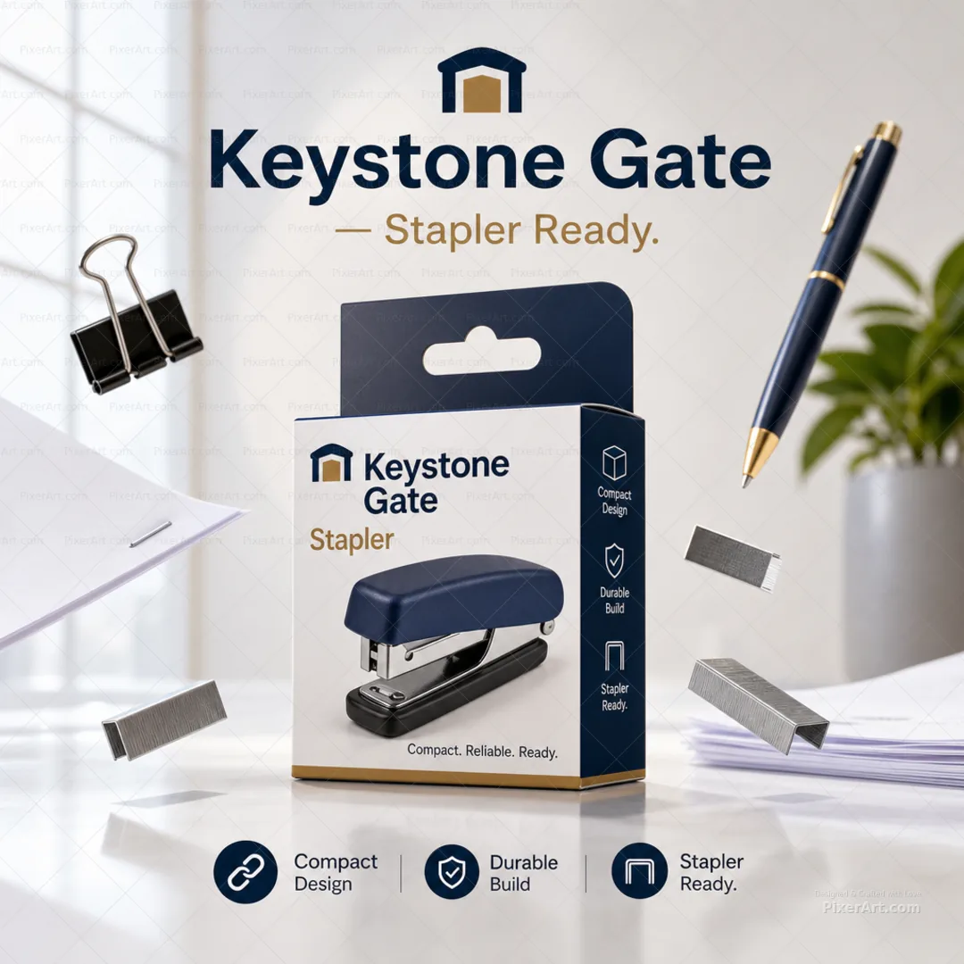 Keystone Gate Stapler Mini Retail Carton