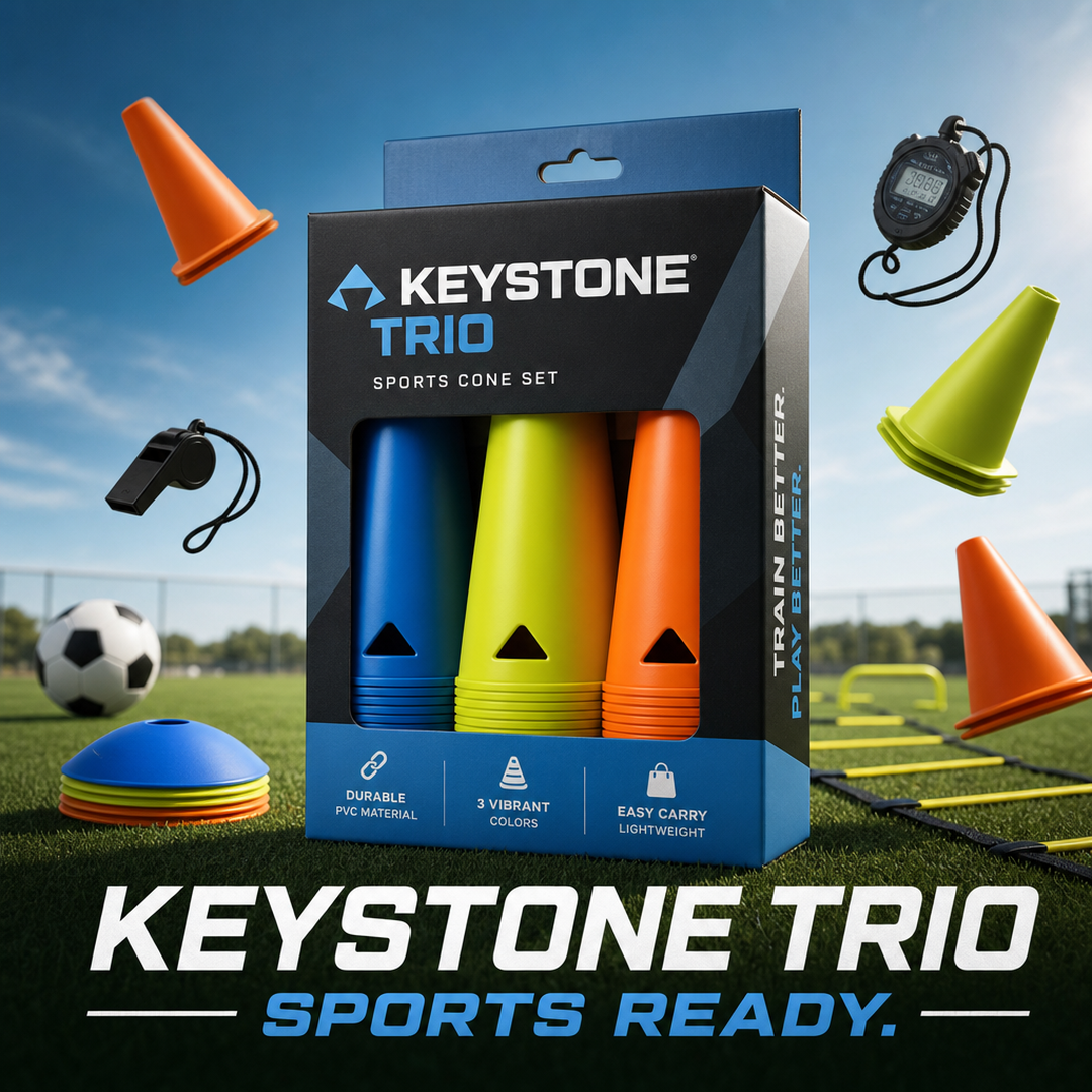 Keystone Trio Sports Cone / Marker Set Carton