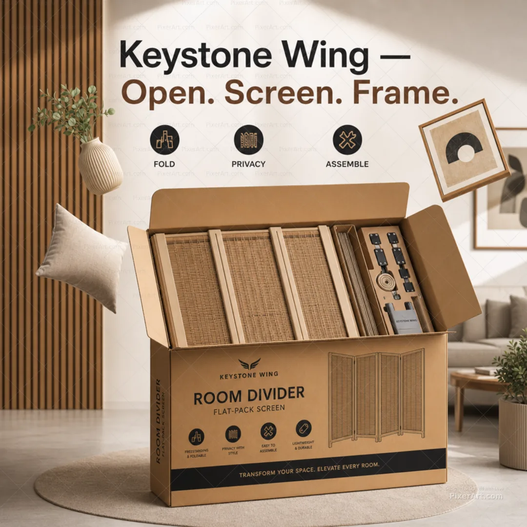 Open frame mockup
