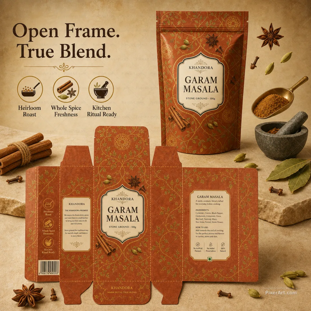 Open frame mockup