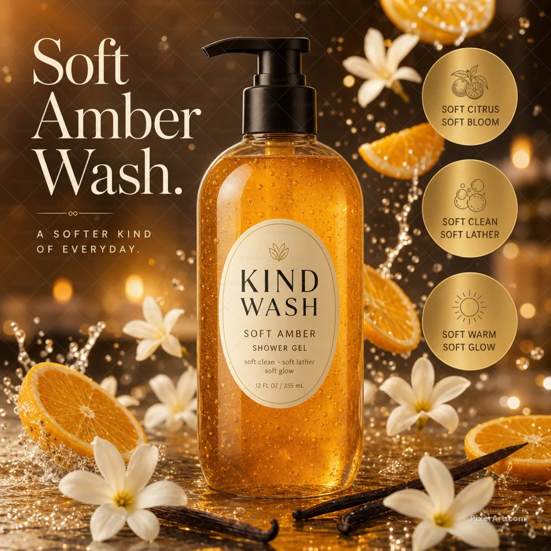 Kind Wash Soft Amber Gel