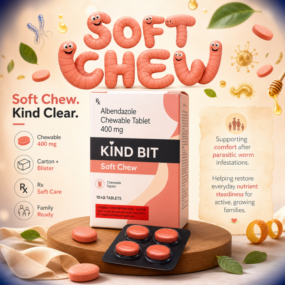 Kind Bit Soft Chew Albendazole