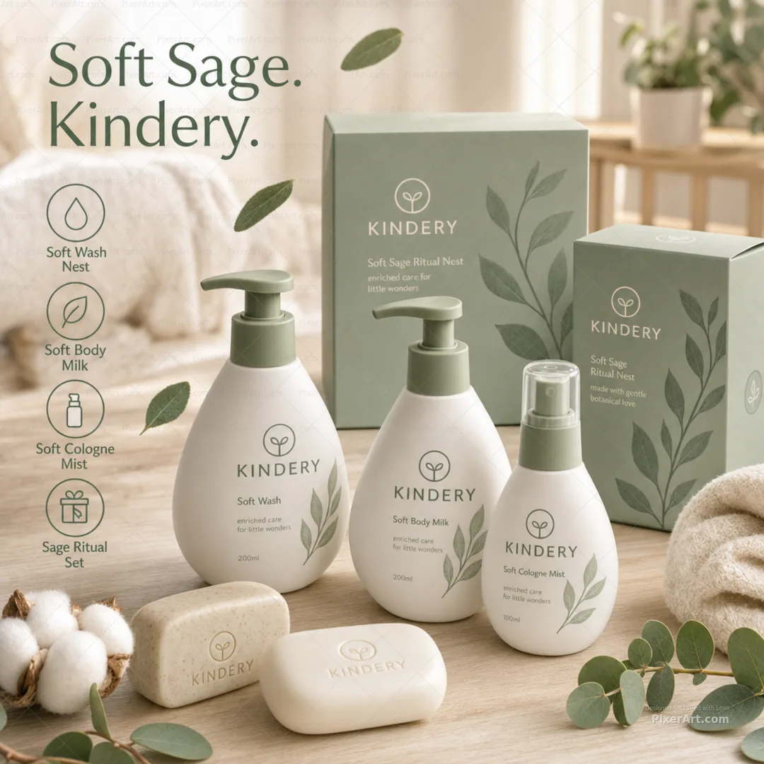 Kindery Soft Sage Ritual Nest