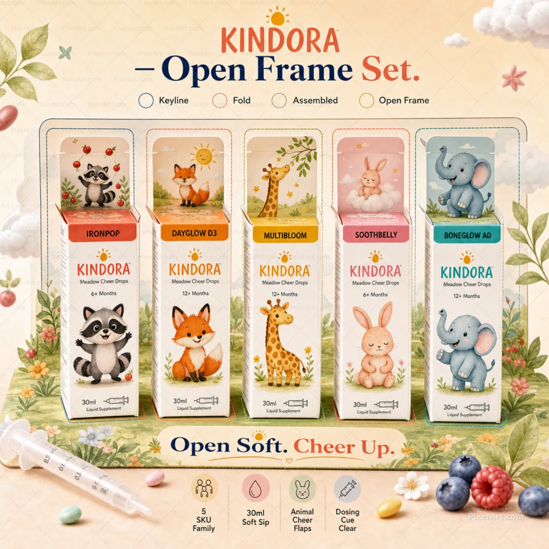 Open frame mockup