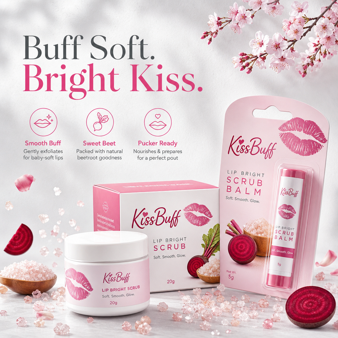 KissBuff Lip Bright Scrub Set