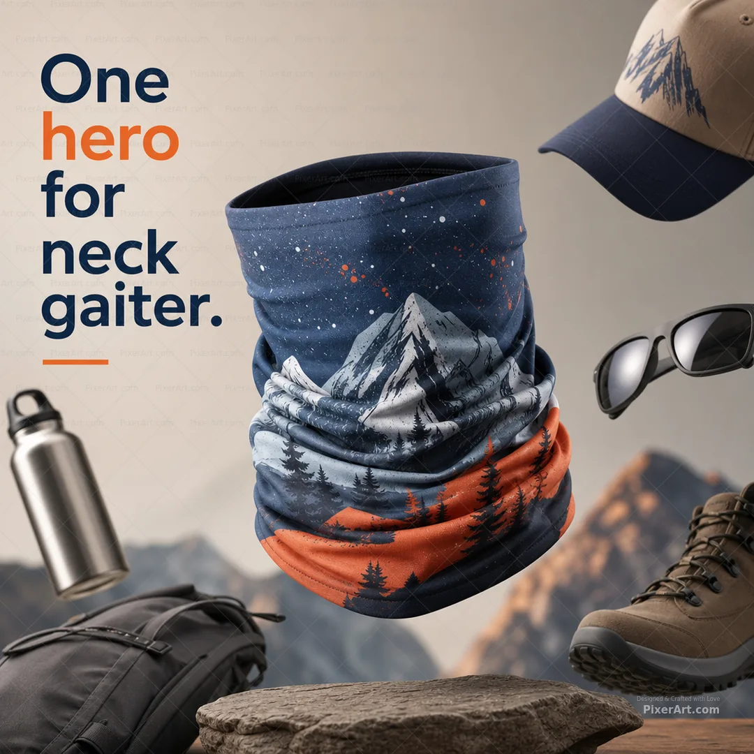 Knit Coaster Neck gaiter