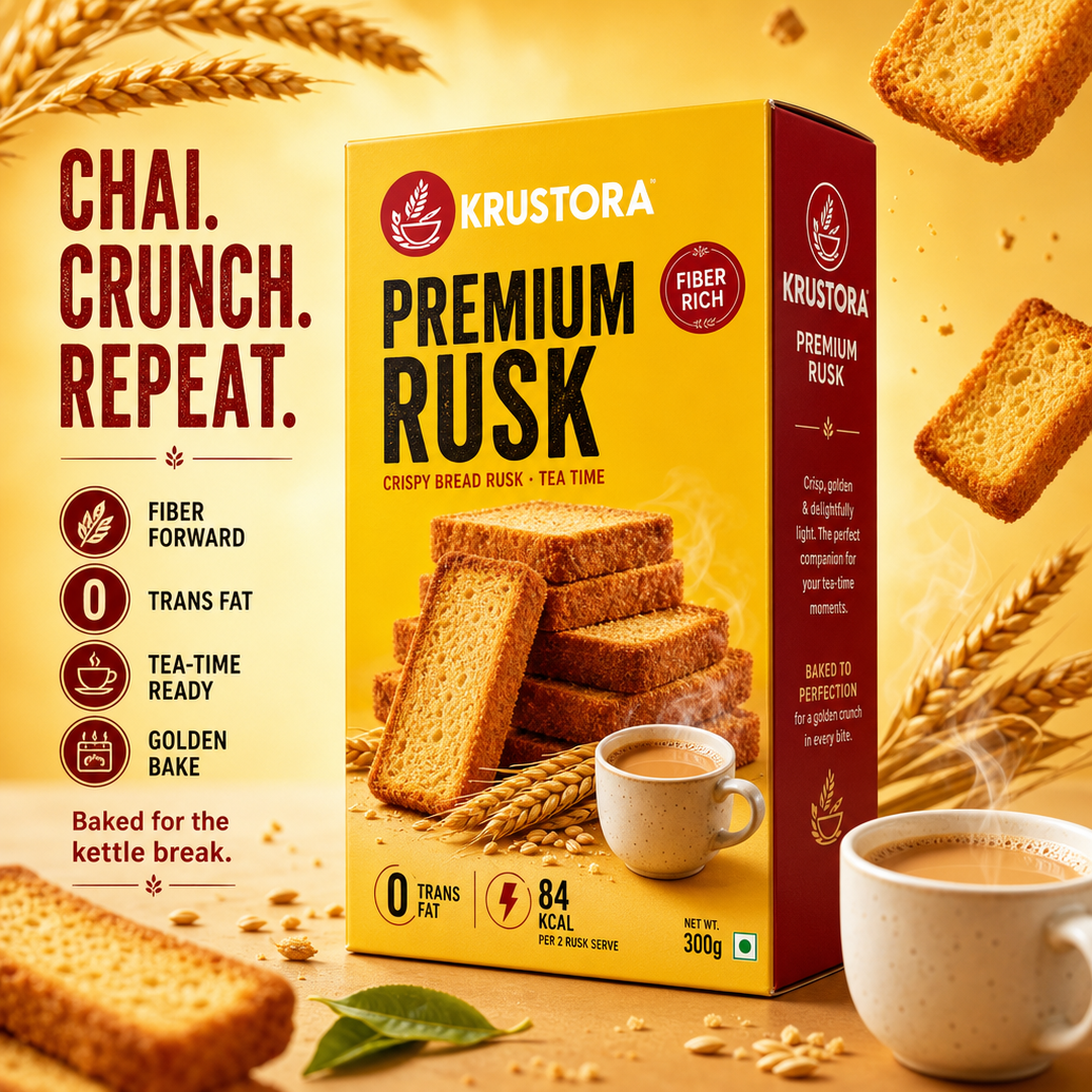 Krustora Premium Crispy Bread Rusk