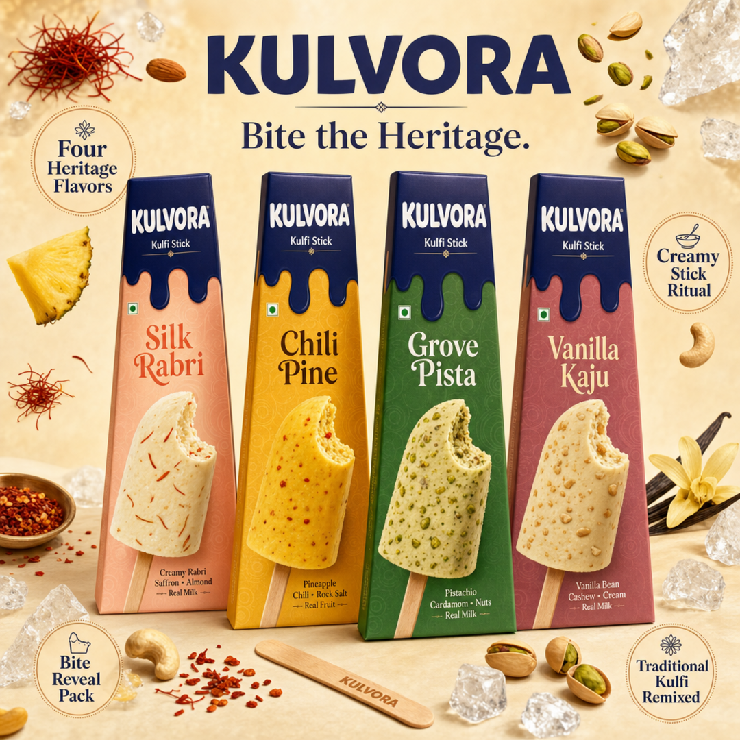Kulvora Tapered Kulfi Prism Quartet