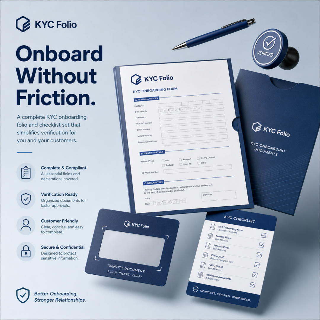 KYC Folio Onboarding Form Set