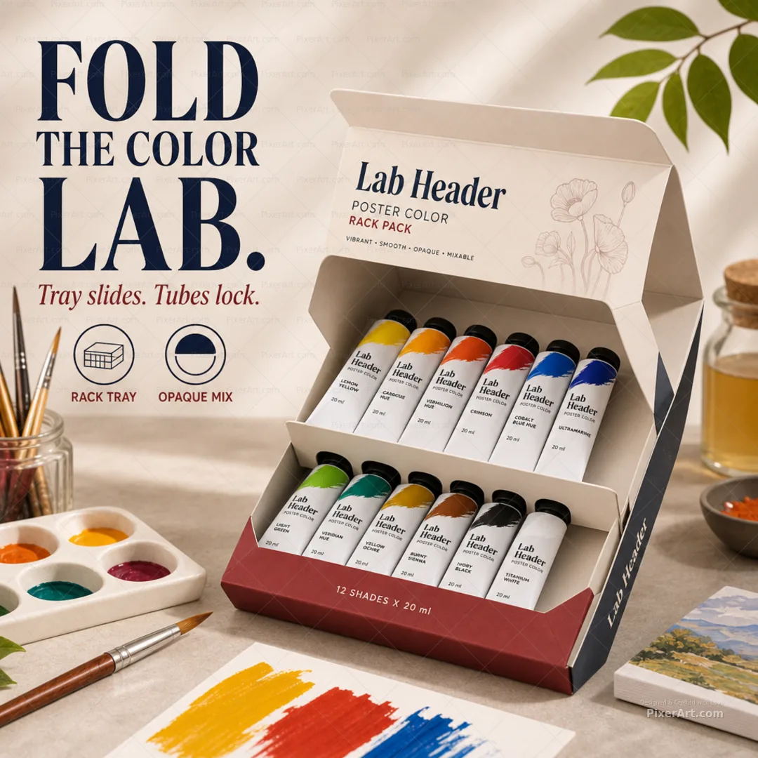 Lab Header Poster color