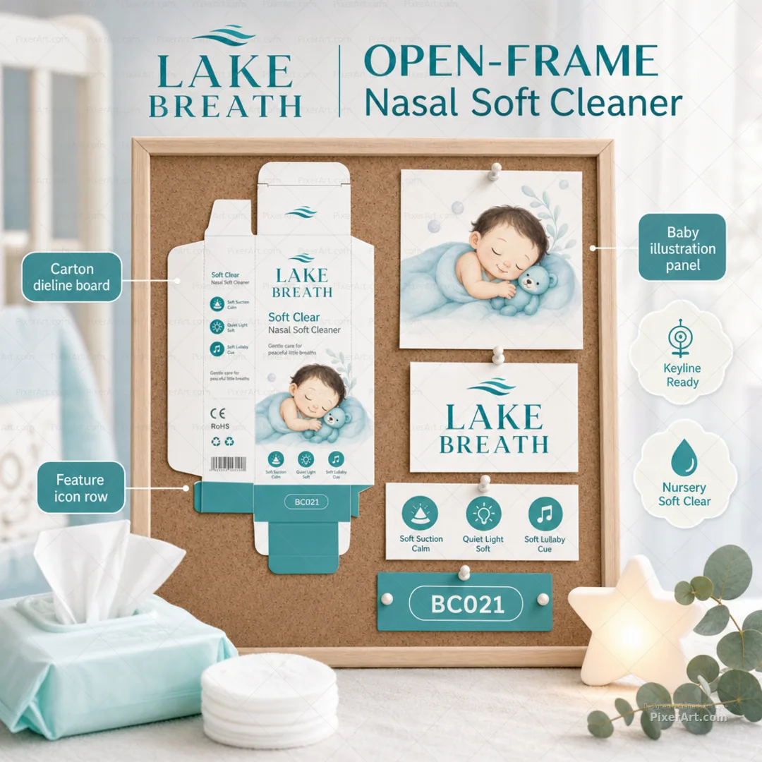 Open frame mockup
