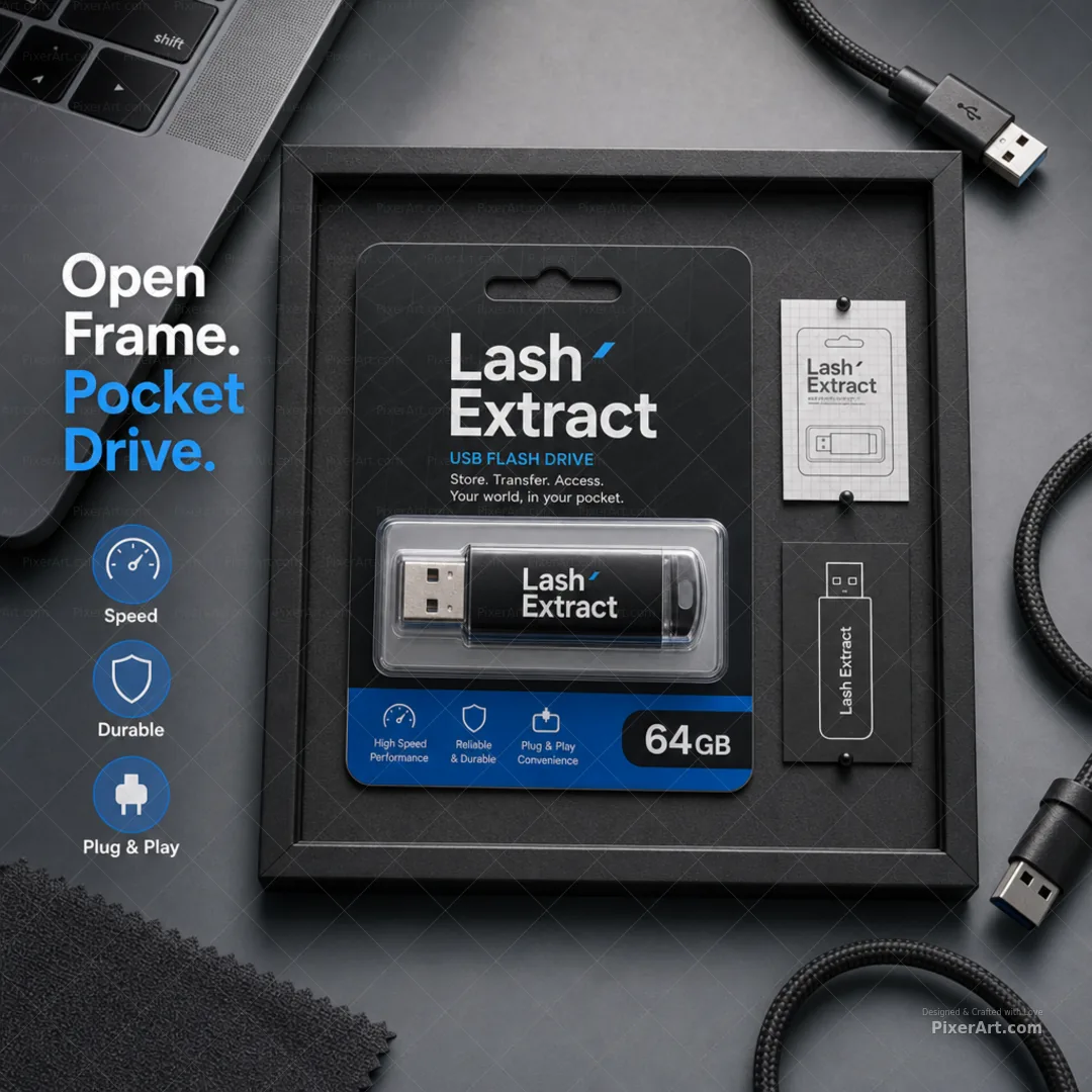 Open frame mockup
