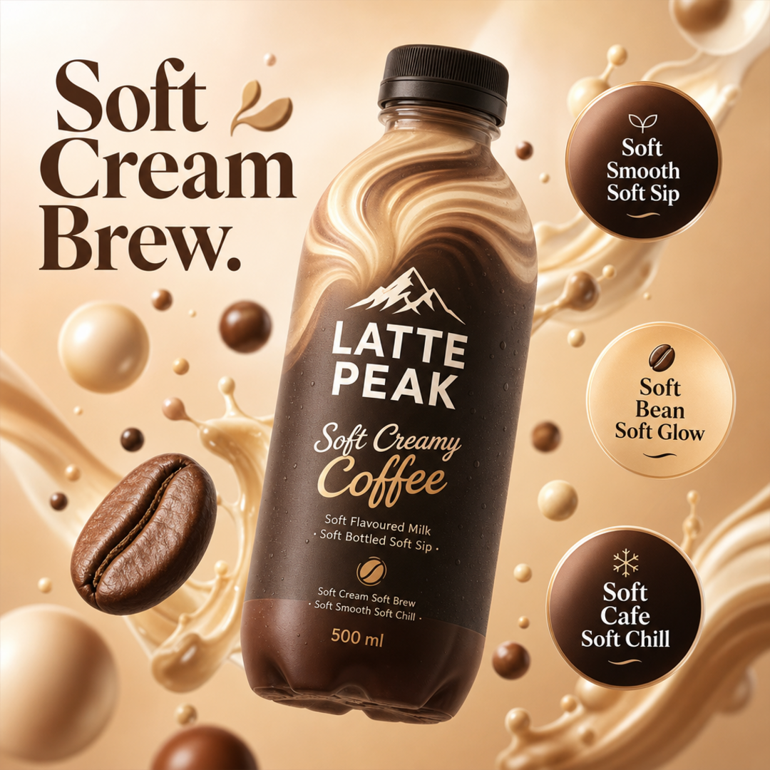 Latte Peak Soft Cream Coffee