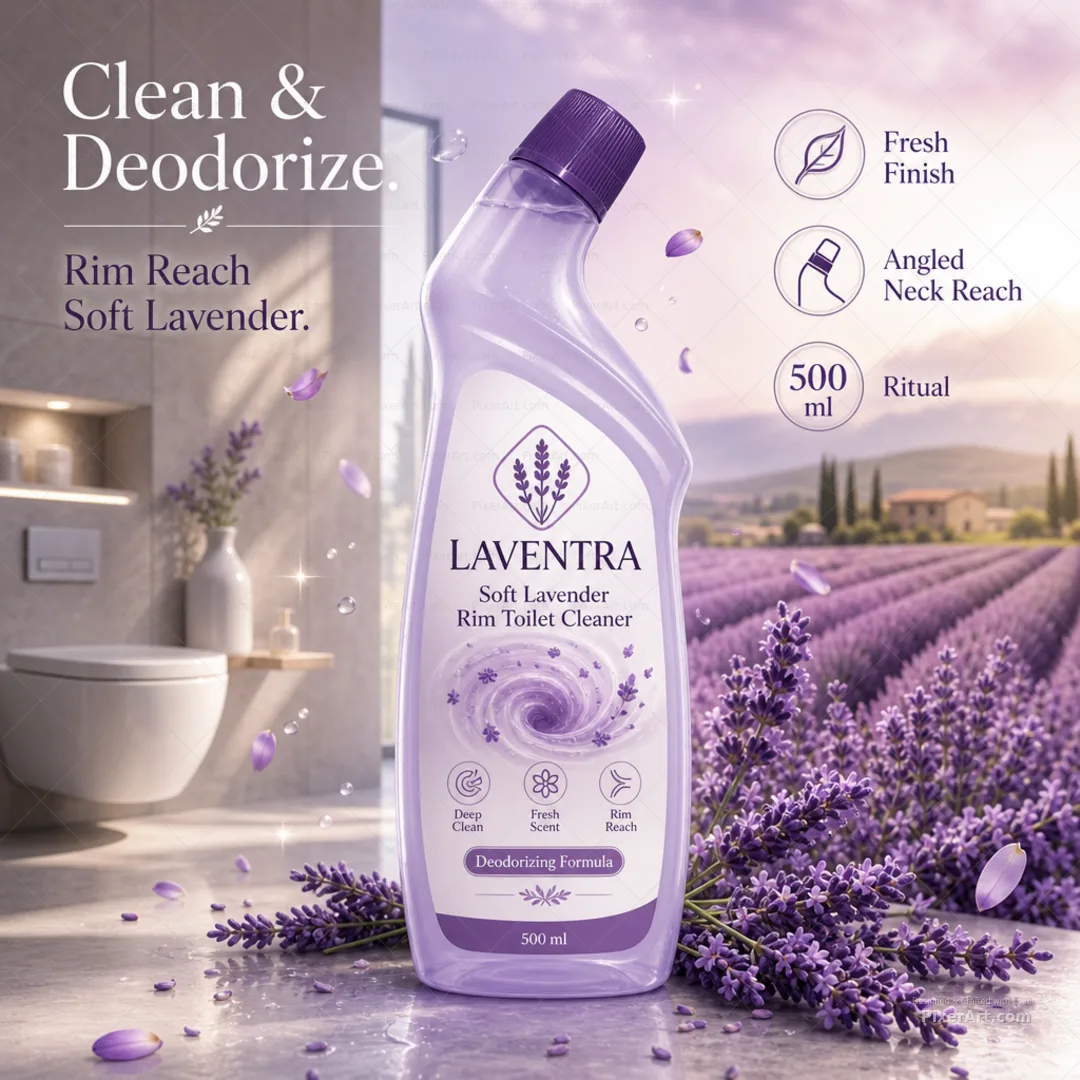 Laventra Soft Lavender Rim Toilet Cleaner