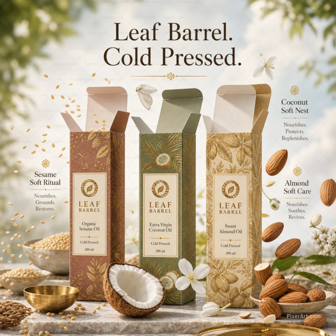 Leaf Barrel Cold Pressed Ritual Oils