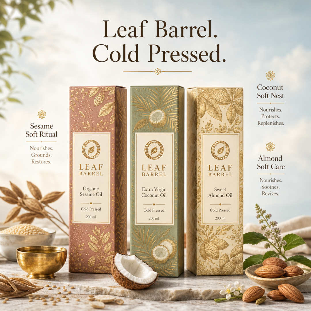 Leaf Barrel Cold Pressed Ritual Oils