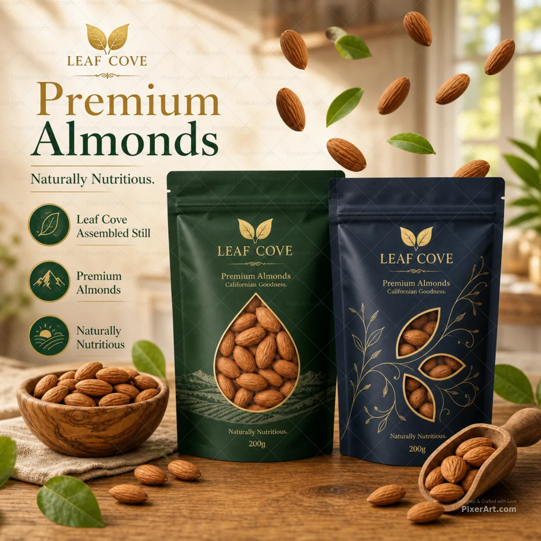 Leaf Cove Premium Almonds