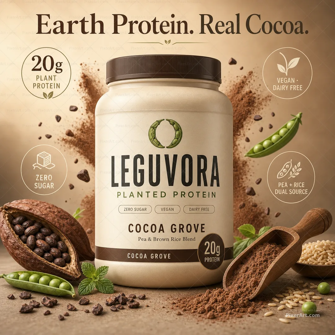 Leguvora Cocoa Grove Plant Protein
