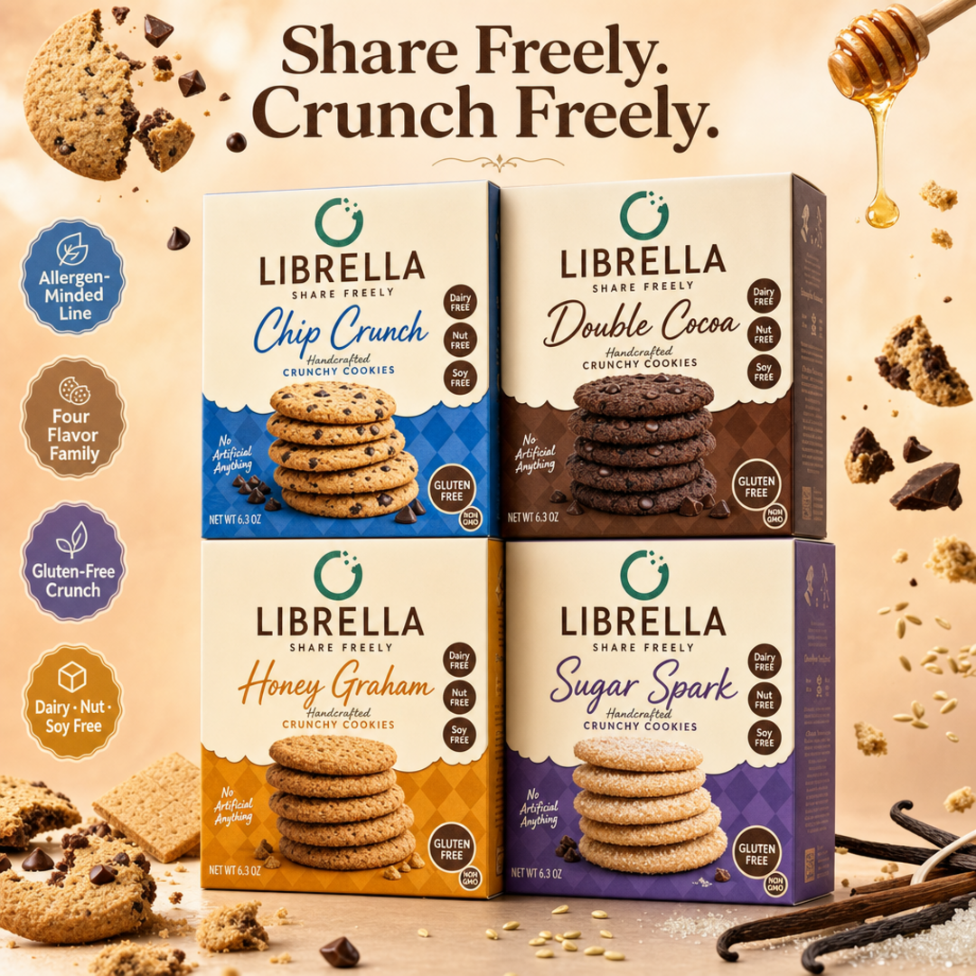 Librella Freefrom Crunchy Cookie Quartet