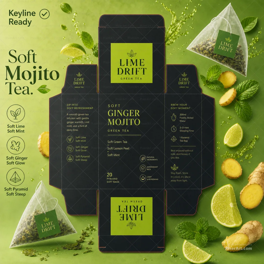 Lime Drift Soft Ginger Tea