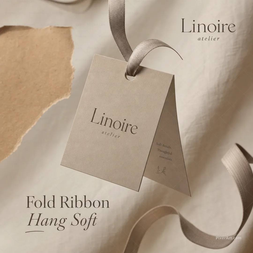 Linoire Atelier Ribbon Hang Tags