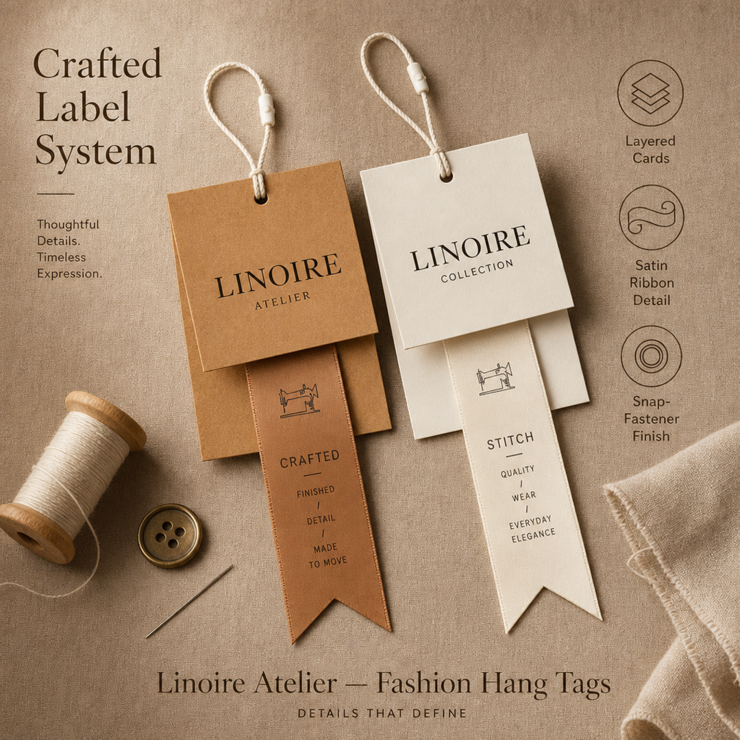 Linoire Atelier Ribbon Hang Tags