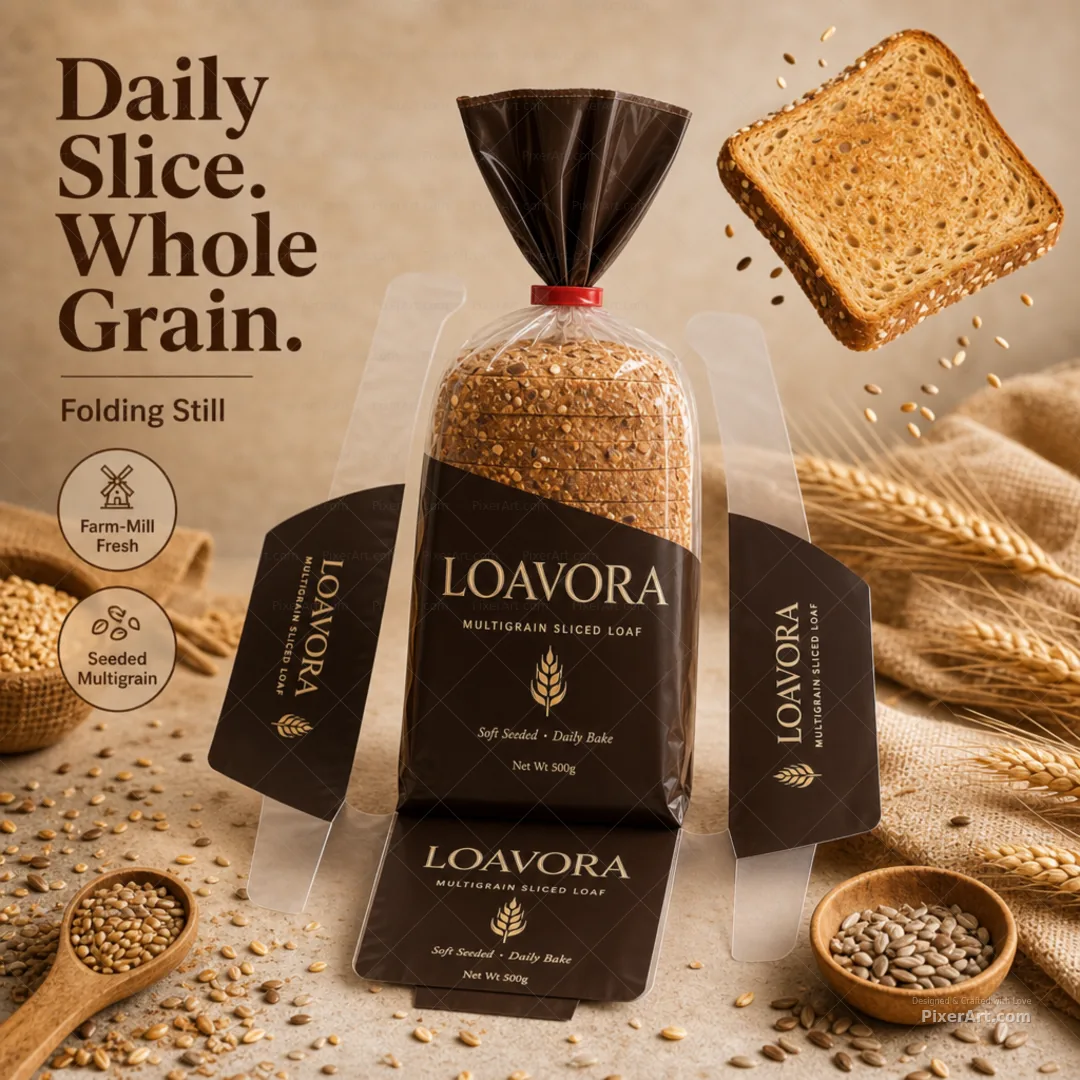 Loavora Multigrain Sliced Loaf Bag