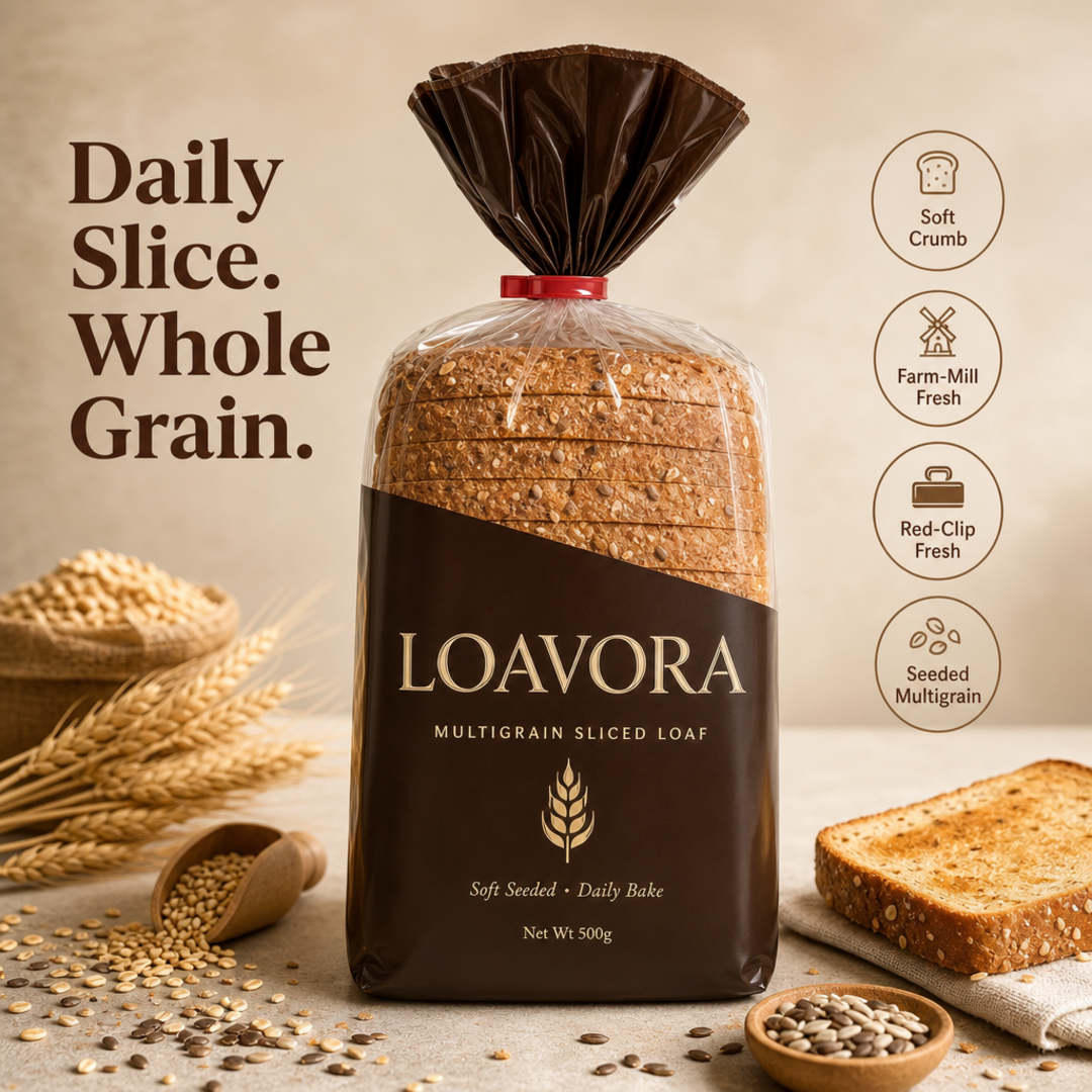 Loavora Multigrain Sliced Loaf Bag
