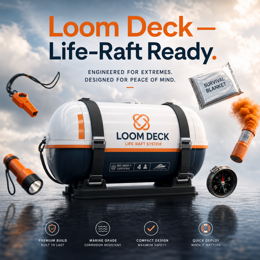 Loom Deck Life-Raft Canister Branding Wrap