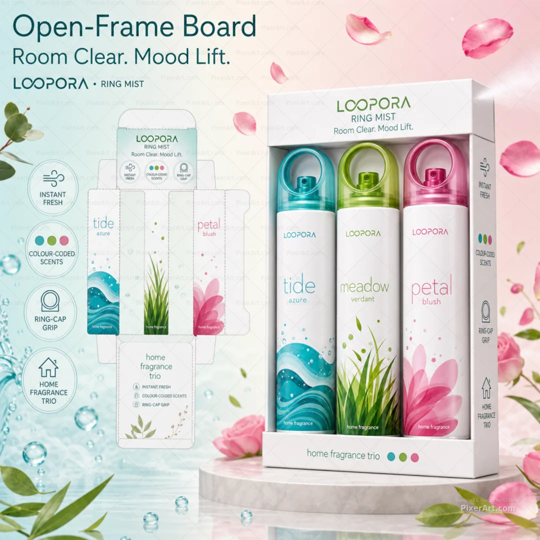 Open frame mockup
