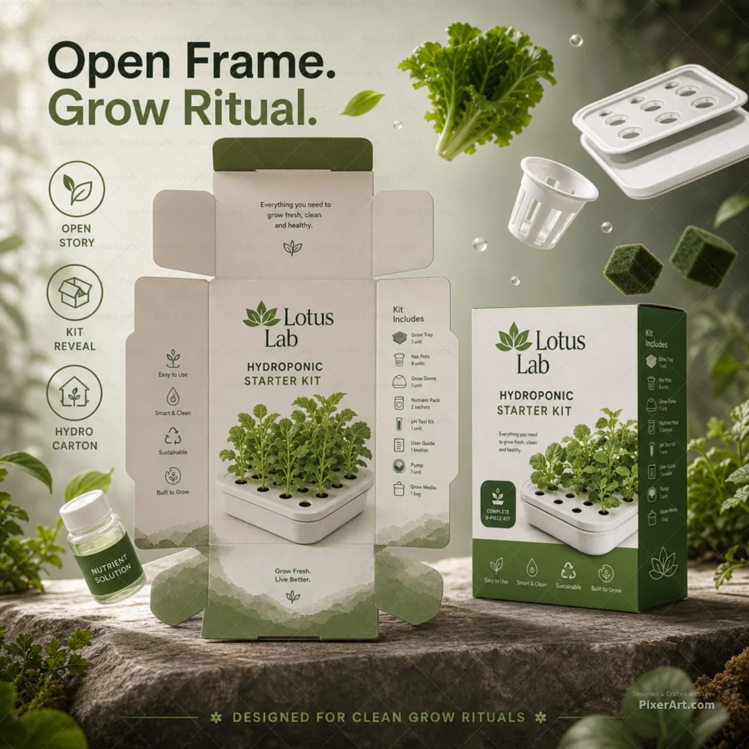 Open frame mockup