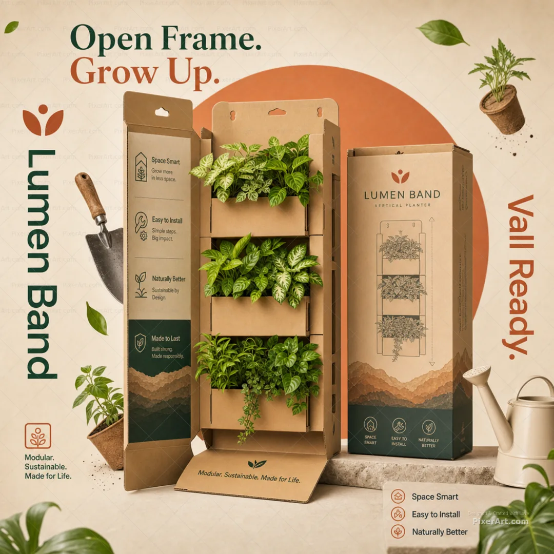 Open frame mockup